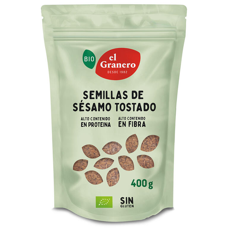 Semillas de Sésamo Tostado Bio, 200 g - El Granero