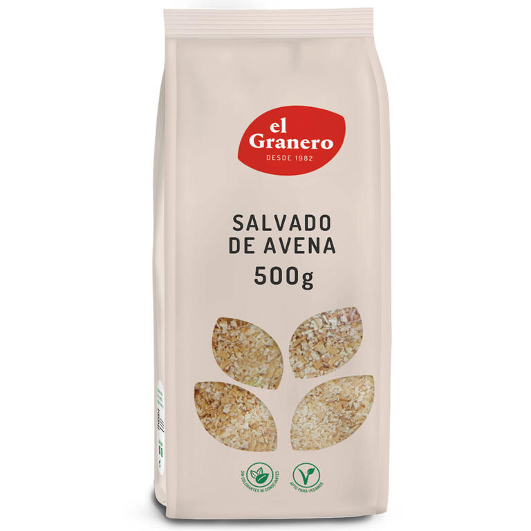 Salvado de Avena Bio, 500 g - El Granero