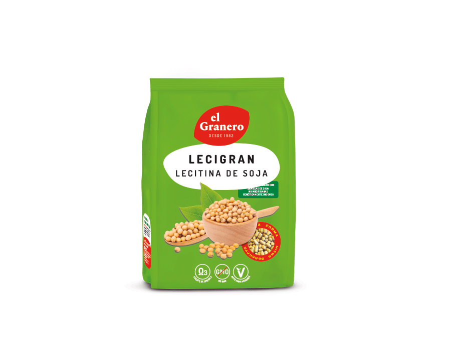 Lecigran Lecitina de Soja no GMO, 500 g - El Granero