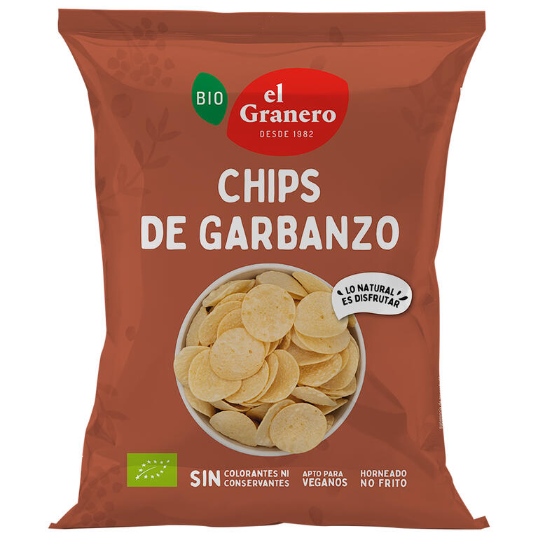 Chips de Garbanzos Bio El Granero 80 g