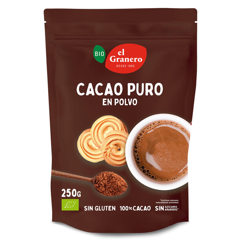 Cacao en polvo bio 250 g El Granero