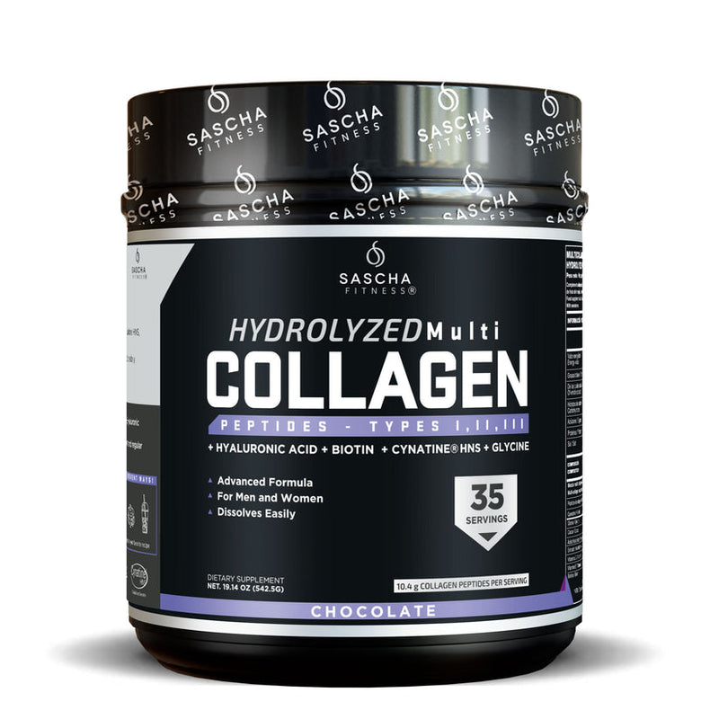 Colágeno multi hidrolizado sabor chocolate Sascha Fitness