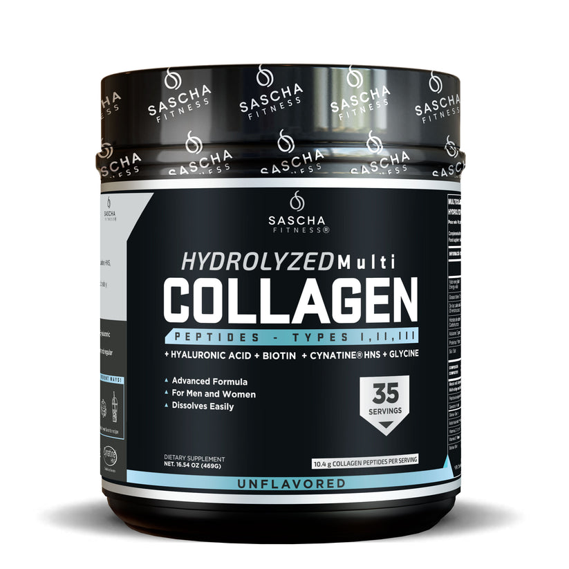 Colágeno multi hidrolizado sin sabor Sascha Fitness