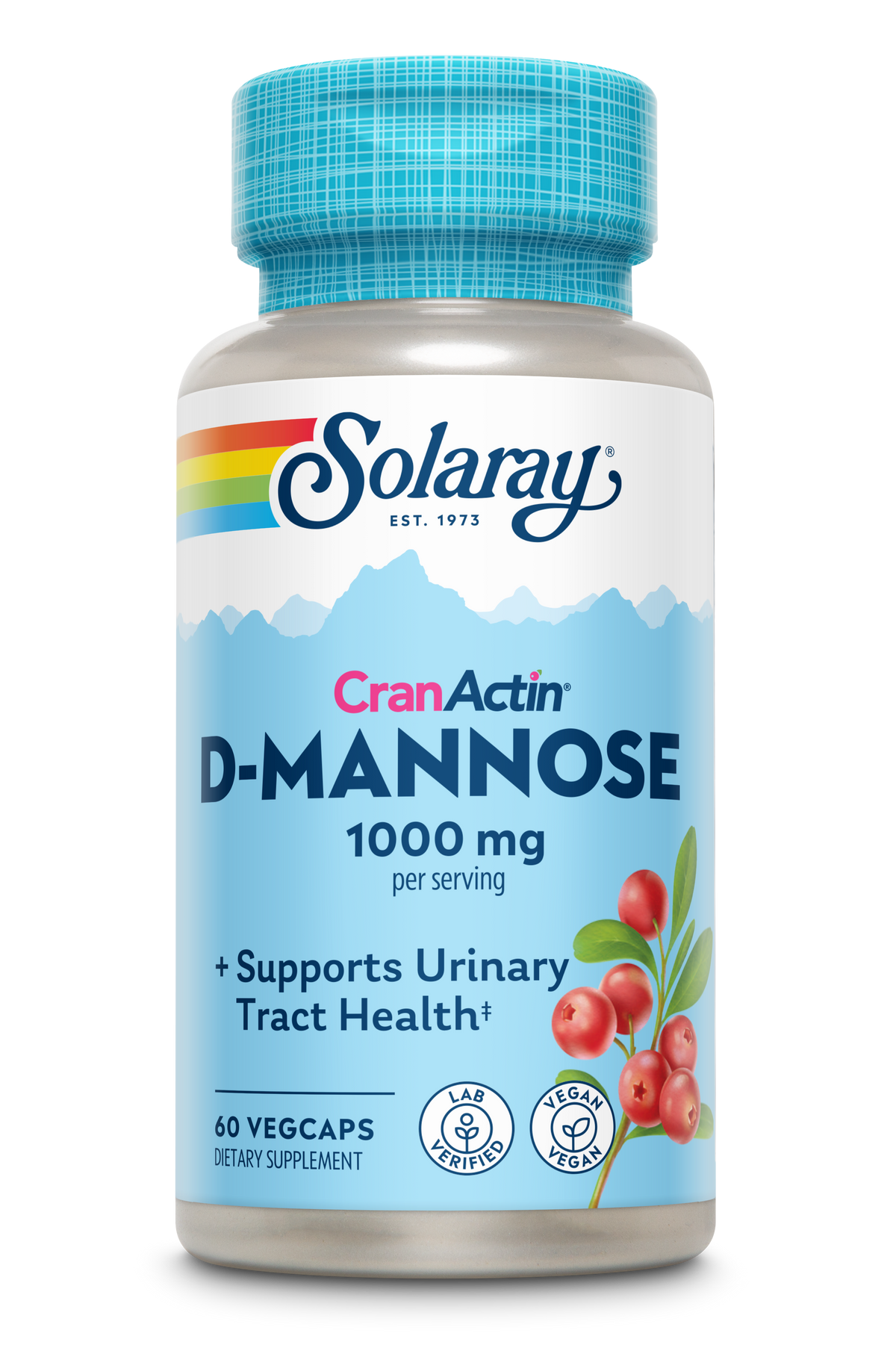 D-Mannose With Cranactin Cranberry Extract 1000mg