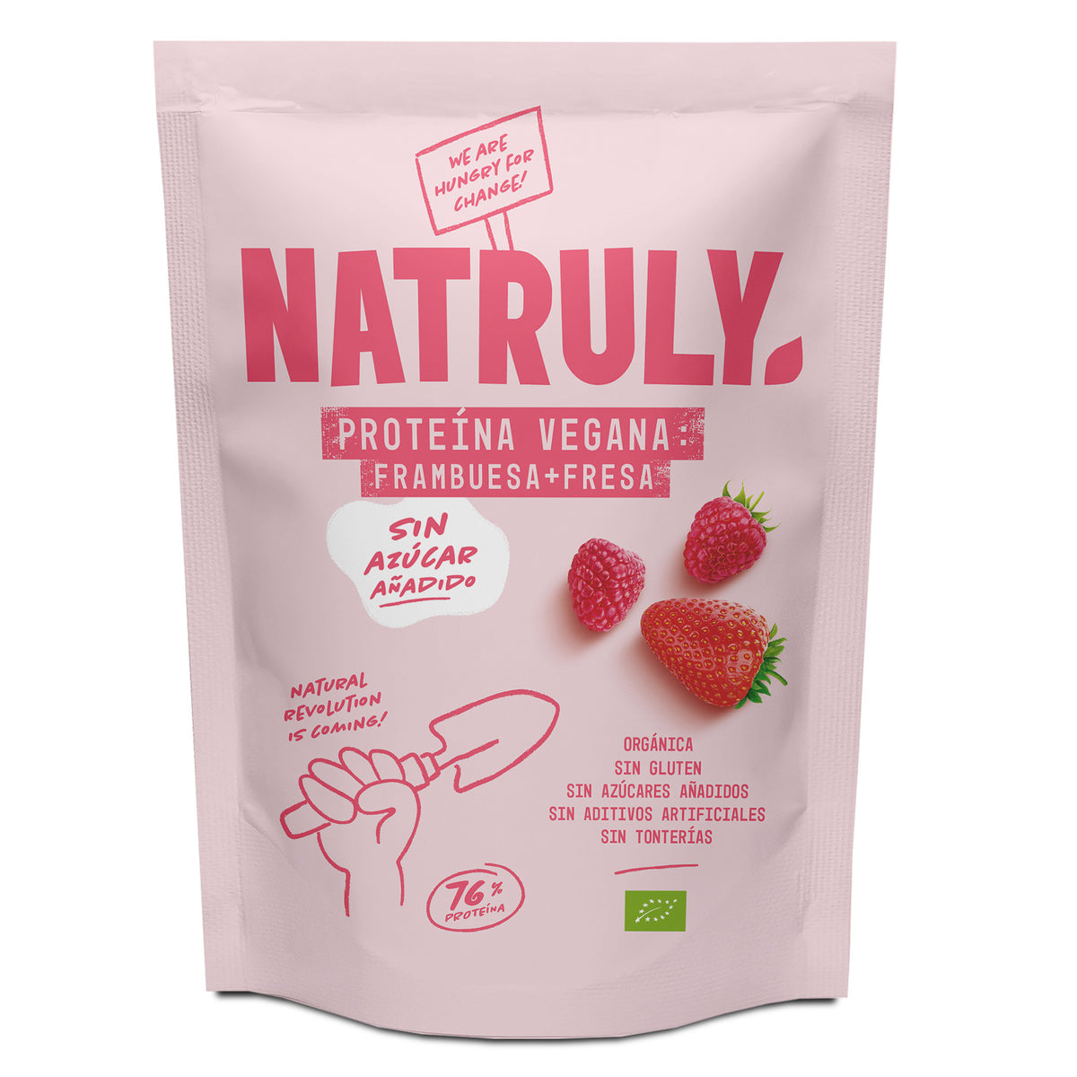 Strawberry&amp;Raspberry Vegan Protein - No Added Sugar - Natural Athlete
