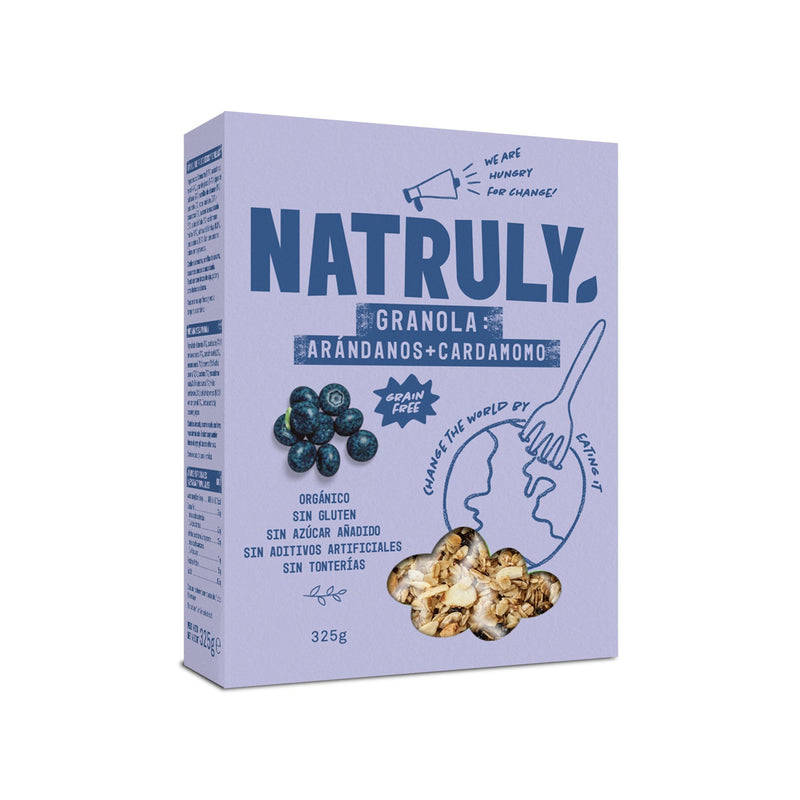 Granola BIO de Arándanos, Amaranto y Cardamomo - Natural Athlete