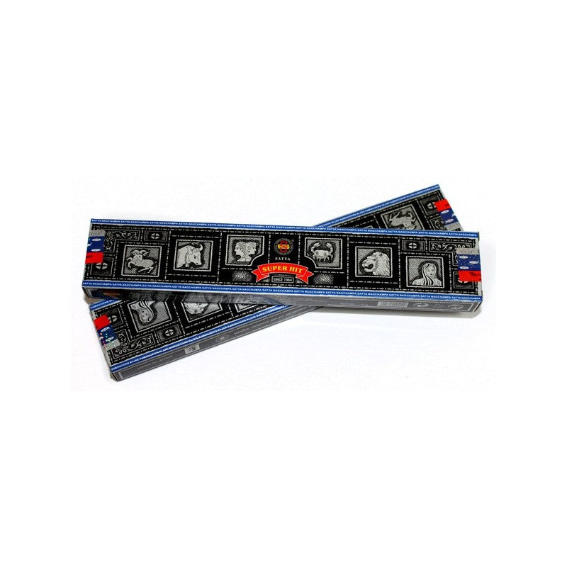 Incienso Nag Champa Super Hit Negro 15 g varillas aromáticas