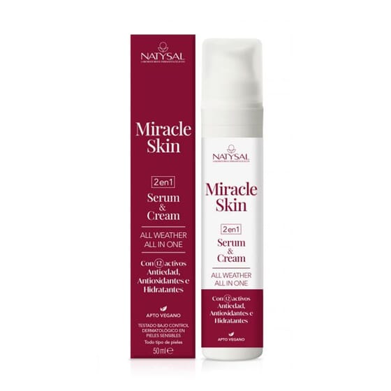 Miracle Skin 2 En 1 Serum Crema 50 ml - Natysal