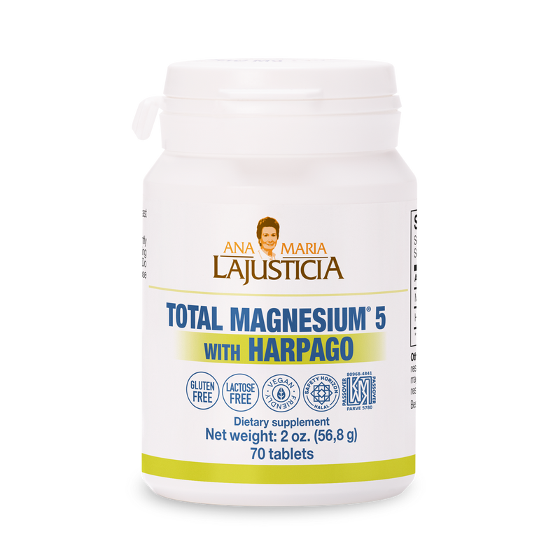 MAGNESIUM TOTAL 5 WITH HARPAGO -( Magnesium 5 IN 1 Complex) 35 DAYS / – Ana  Maria Lajusticia