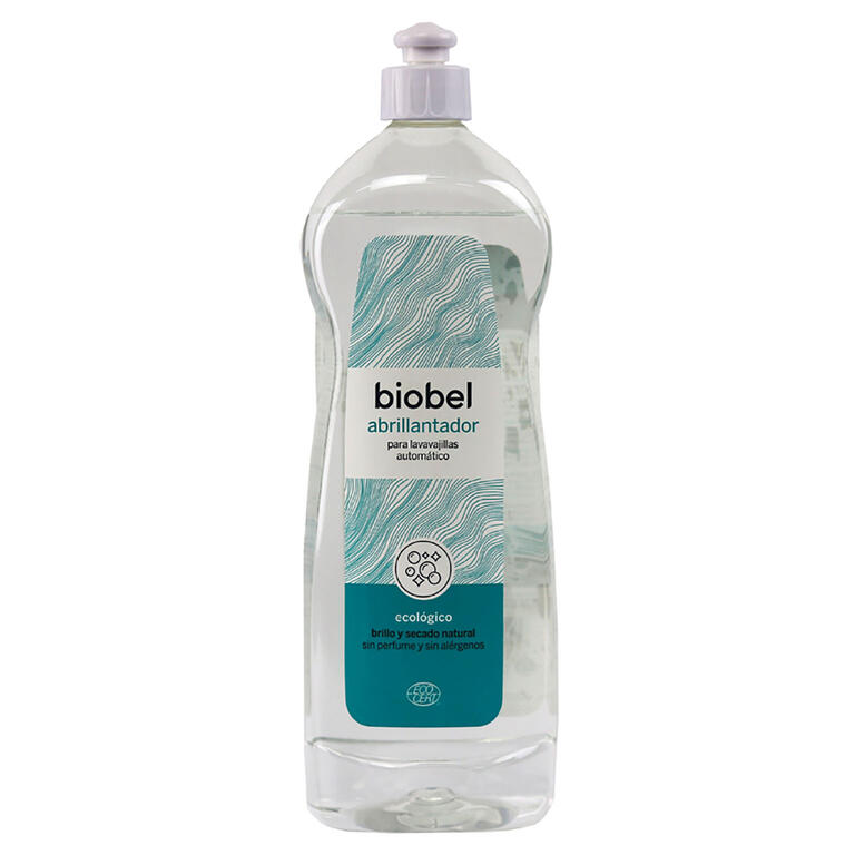 Abrillantador lavavajillas ecológico Biobel 1 L para brillo y secado natural