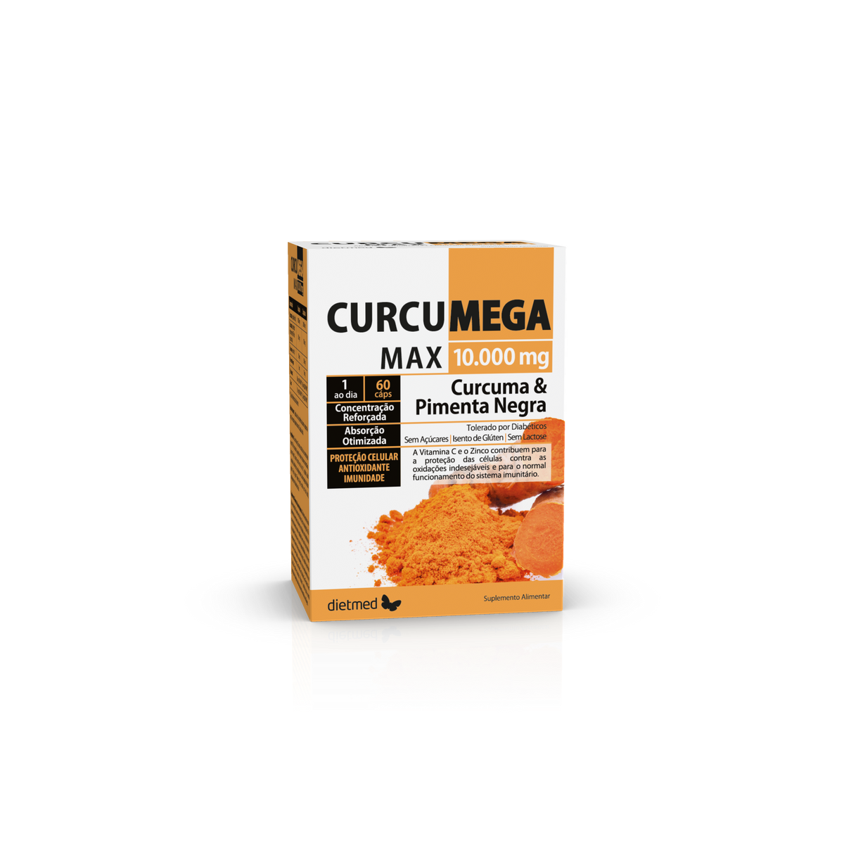Curcumega Max 10.000mg 60 Capsules - Dietmed | CrisDietética-Suplementos  Online