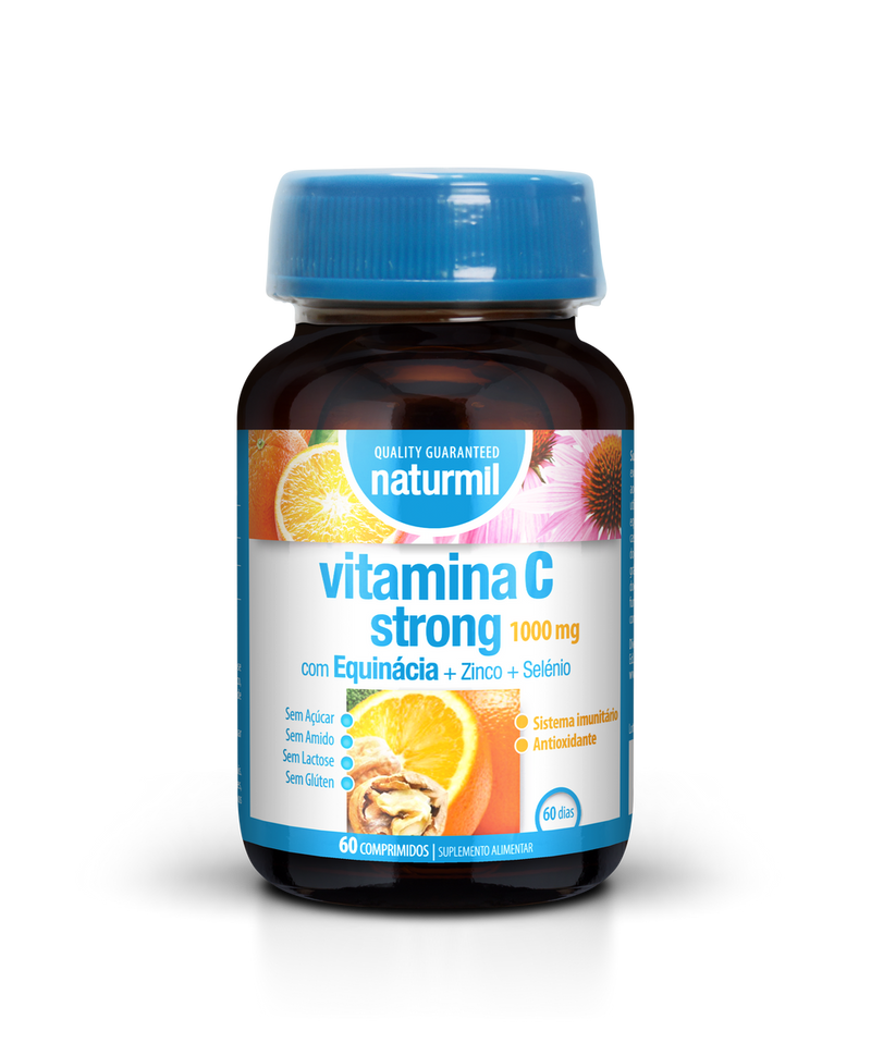 Vitamin C Strong 1000mg 60 Pills - Naturmil | CrisDietética-Online  Supplements