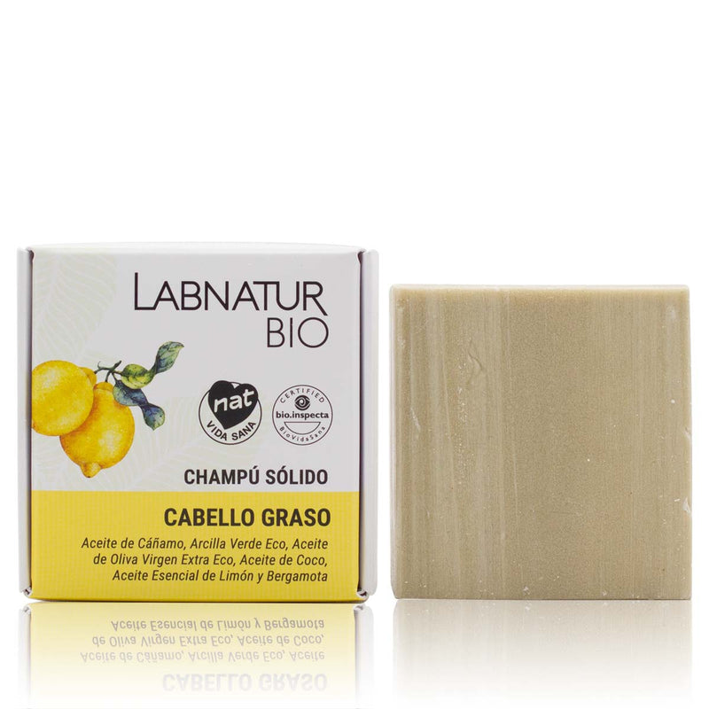 Comprar Champú Sólido Cabello Graso 75g - Labnatur Bio