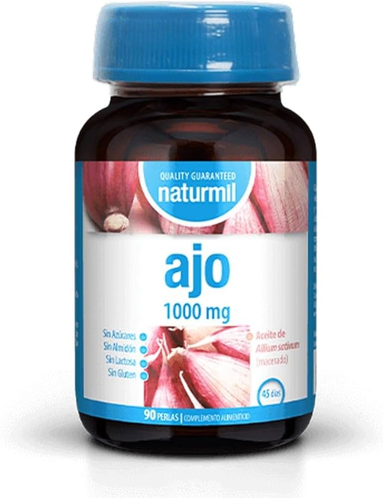 Naturmil | Ajo 1000 mg - 90 Perlas| Aceite de Allium Sativum -Macerado :  Amazon.es: Salud y cuid...