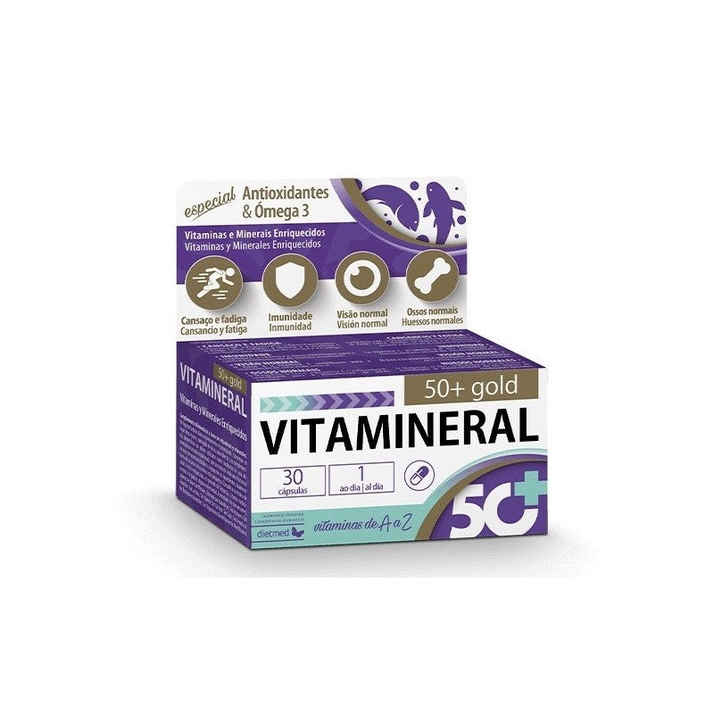 Vitamineral 50+ Gold | cápsulas de Dietmed