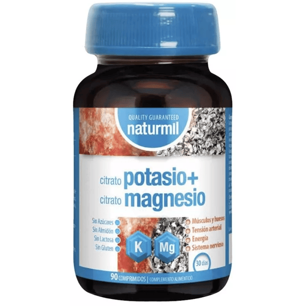 Potasio (Citrato) + Magnesio (Citrato) Comprimidos de Naturmil