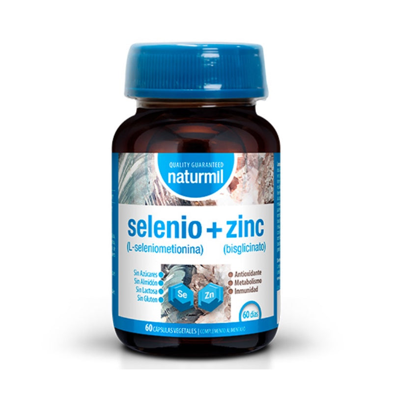 Selenio + Zinc | cápsulas de Naturmil