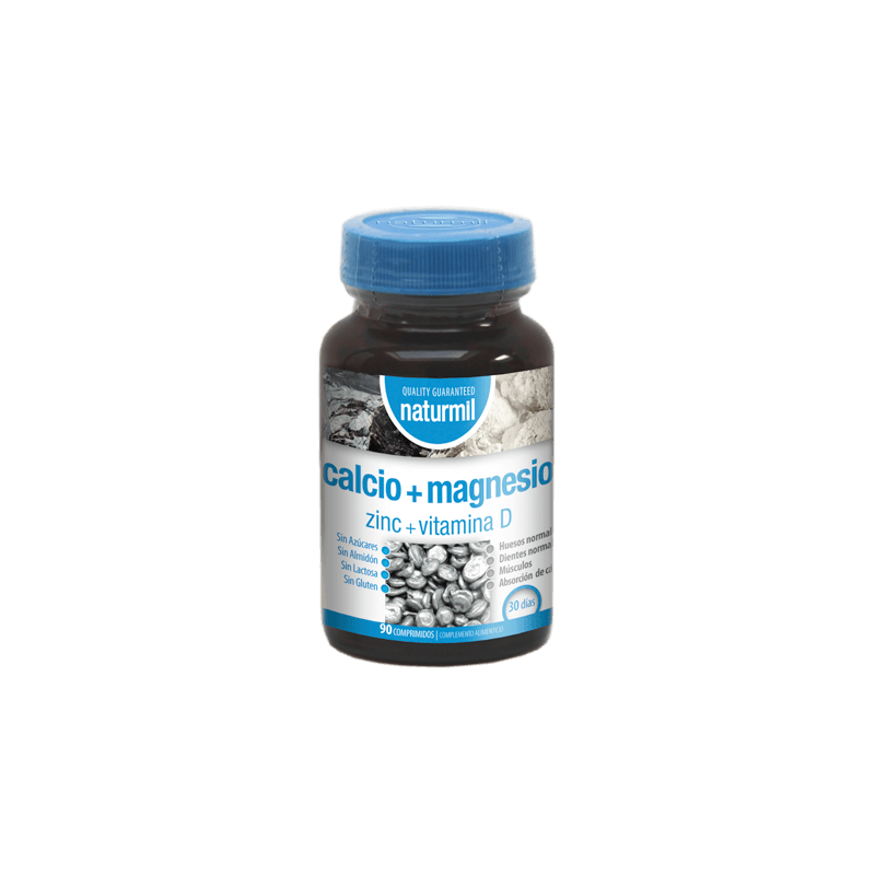 Calcio + Magnesio + Zinc con Vitamina D | comprimidos de Naturmil