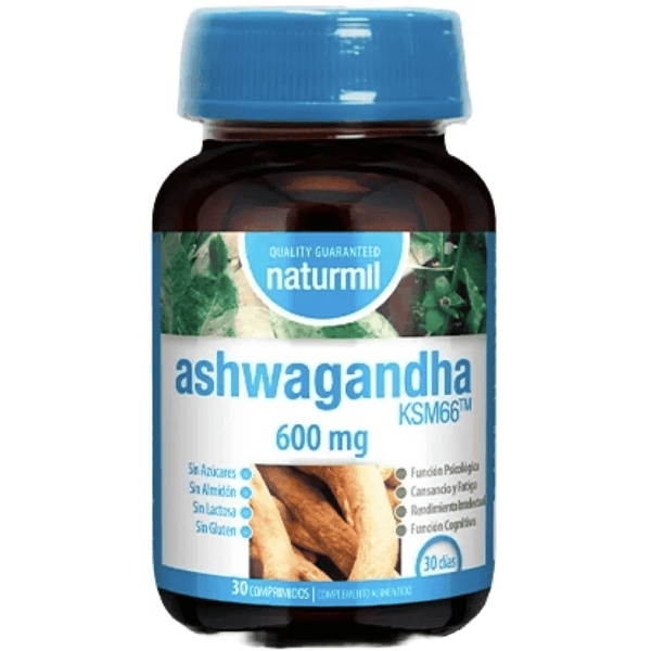 Ashwagandha 600 mg | Comprimidos de Naturmil