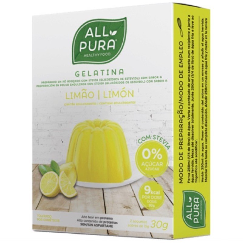 Gelatina Limón Stevia de Naturmil