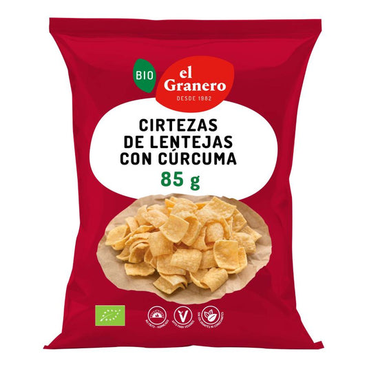 Chips de Lentejas con cebolla sin gluten Le Pain des Fleurs 50 g en Planeta  Huerto
