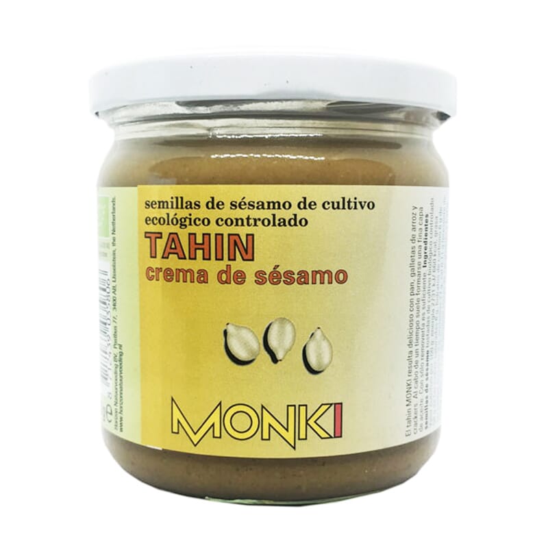 Tahini ecológico sin sal 330 g crema de sésamo