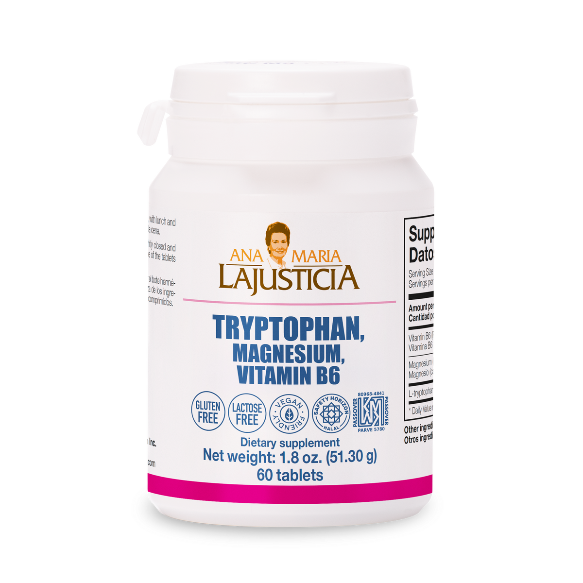 Tryptophan with Magnesium | Ana Maria Lajusticia USA