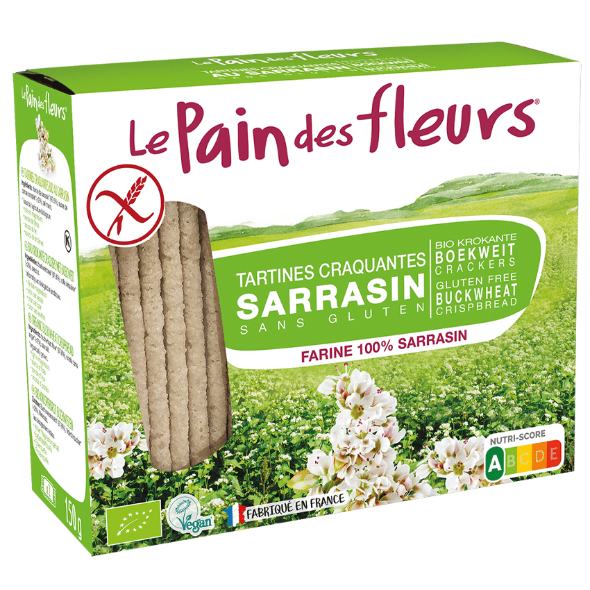 Tartines Craquantes Bio au Sarrasin - Le Pain des Fleurs