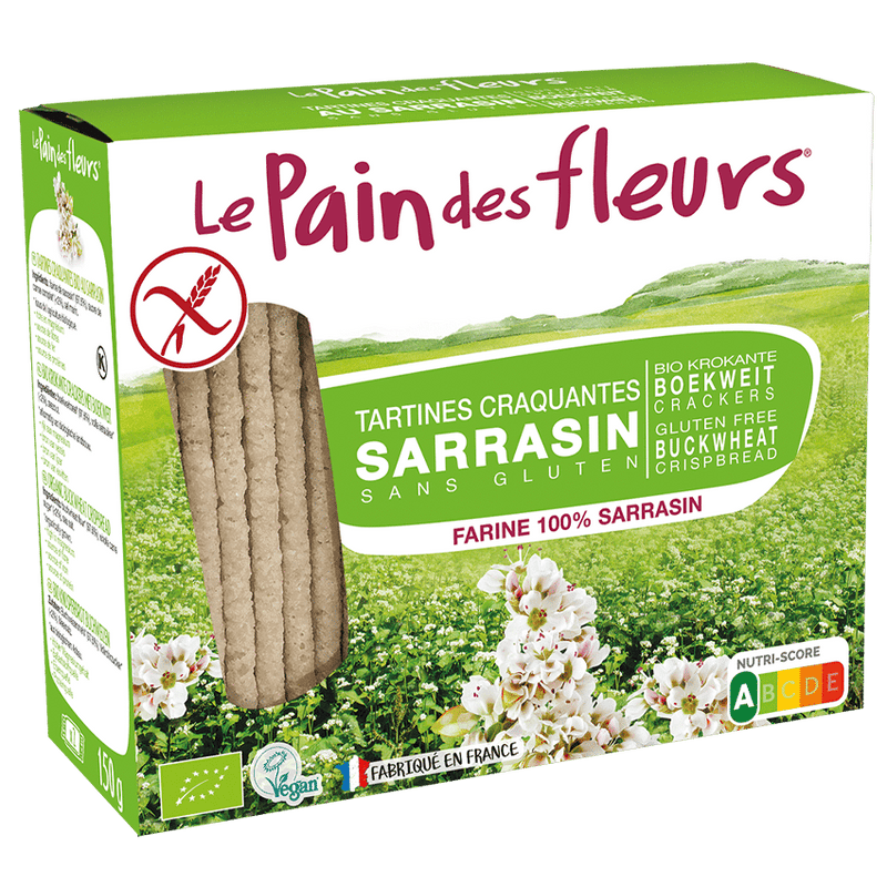 Tartines Craquantes Bio au Sarrasin - Le Pain des Fleurs