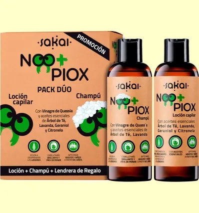 Noo + Piox Pack Dúo Champú y Loción de Sakai