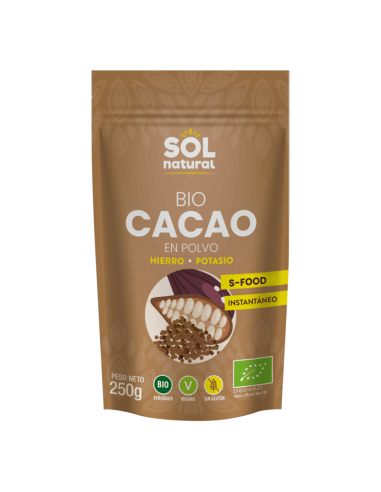 Cacao en Polvo de Sol Natural