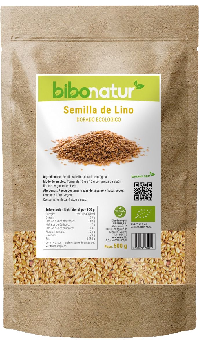 Semillas de Lino de Bibonatur