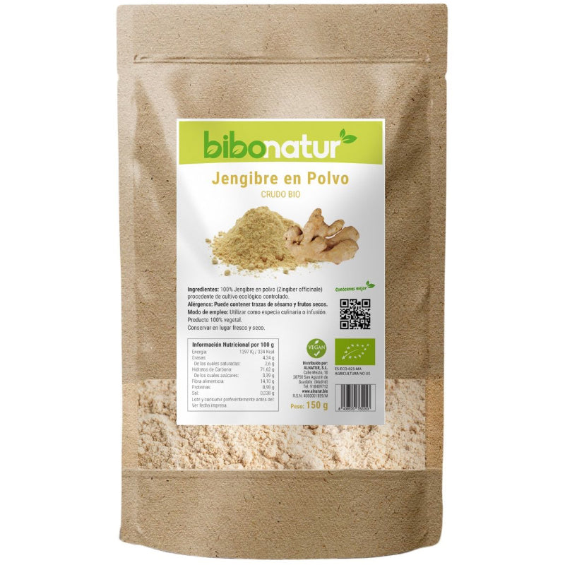 Jengibre en Polvo Eco de Bibonatur