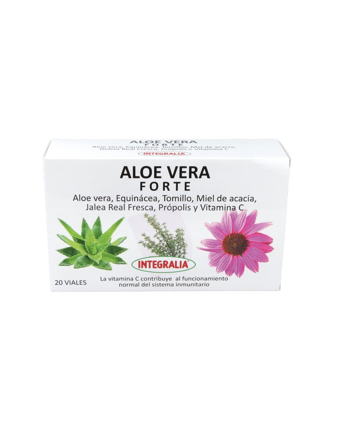 Aloe Vera Forte 20 Viales de Integralia