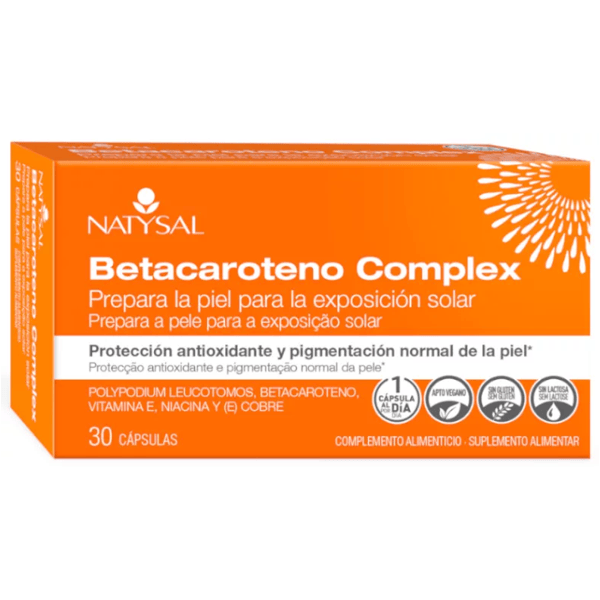 Betacaroteno Complex 30 Caps de Natysal