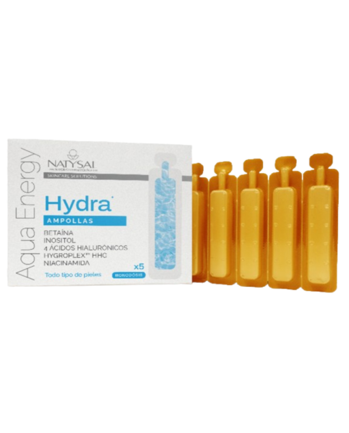 Ampollas Aqua Energy Hydra (Caja 5 Monodosis) de Natysal