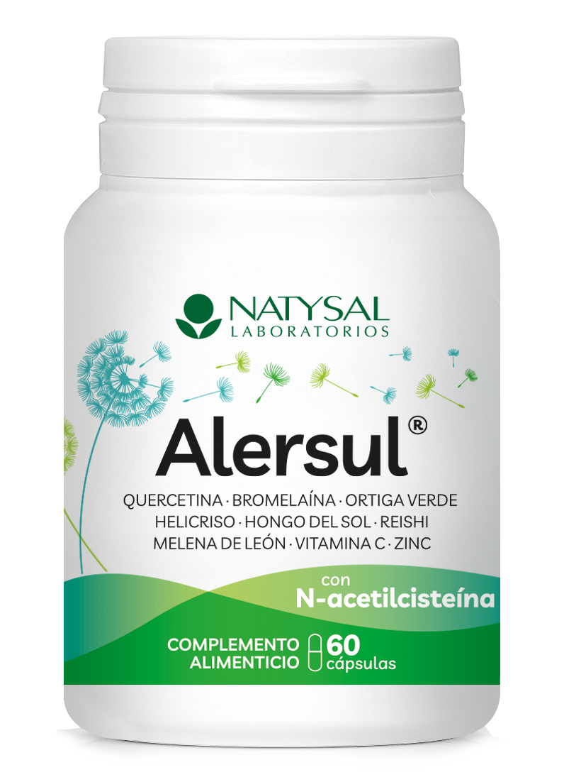 Alersul con N-acetilcisteína 60 cápsulas para síntomas de alergia