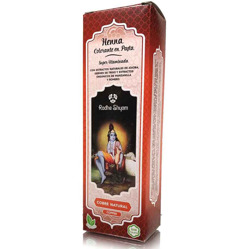 Henna Radhe Cobre Natural Pasta - Radhe Shyam