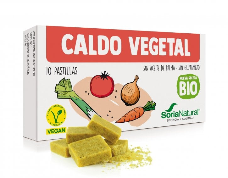 Organic vegetable stock - Product of Soria Natural | Soria Natural