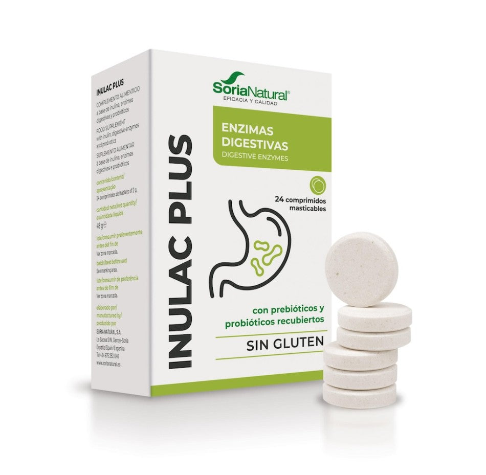 Inulac Plus Comprimidos Soria Natural apoyo digestivo flora intestinal