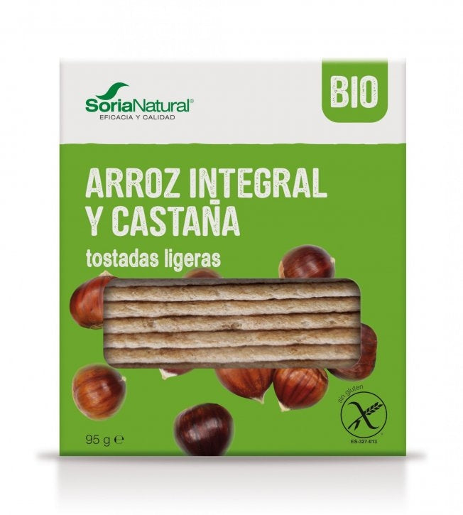 Rice crackerbread with chestnut | Soria Natural
