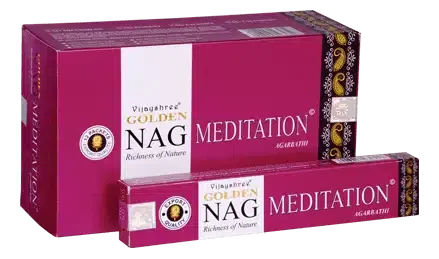Incienso Golden Nag Meditación 15 g varillas aromáticas