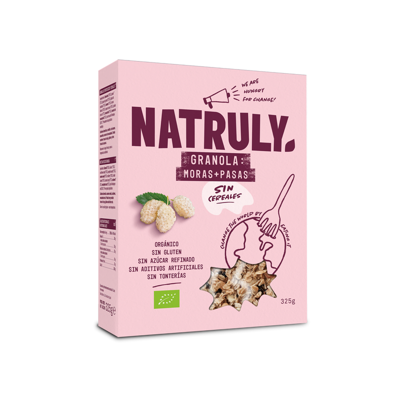 Granola Moras y Pasas Bio Sin Gluten | Natruly – Glend