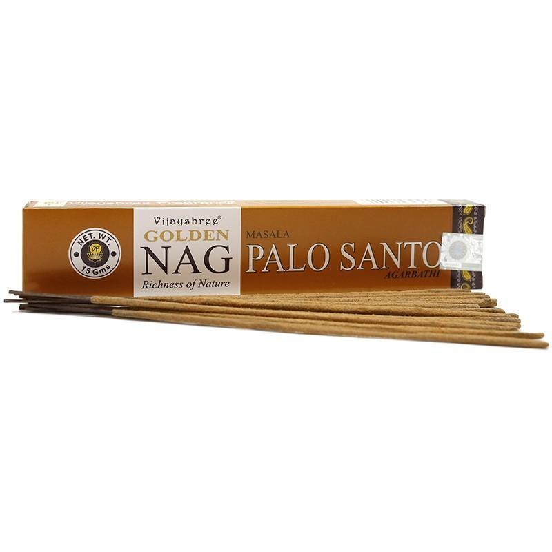 Golden Nag Palo Santo Incense | Aromaticks | 24/48h