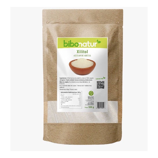 Bibo Natur Xilitol Azúcar de Abedul Vegan 500g | PromoFarma