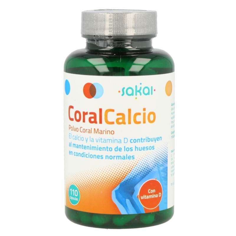 Coral Calcio 110 cápsulas 715 mg suplemento de calcio