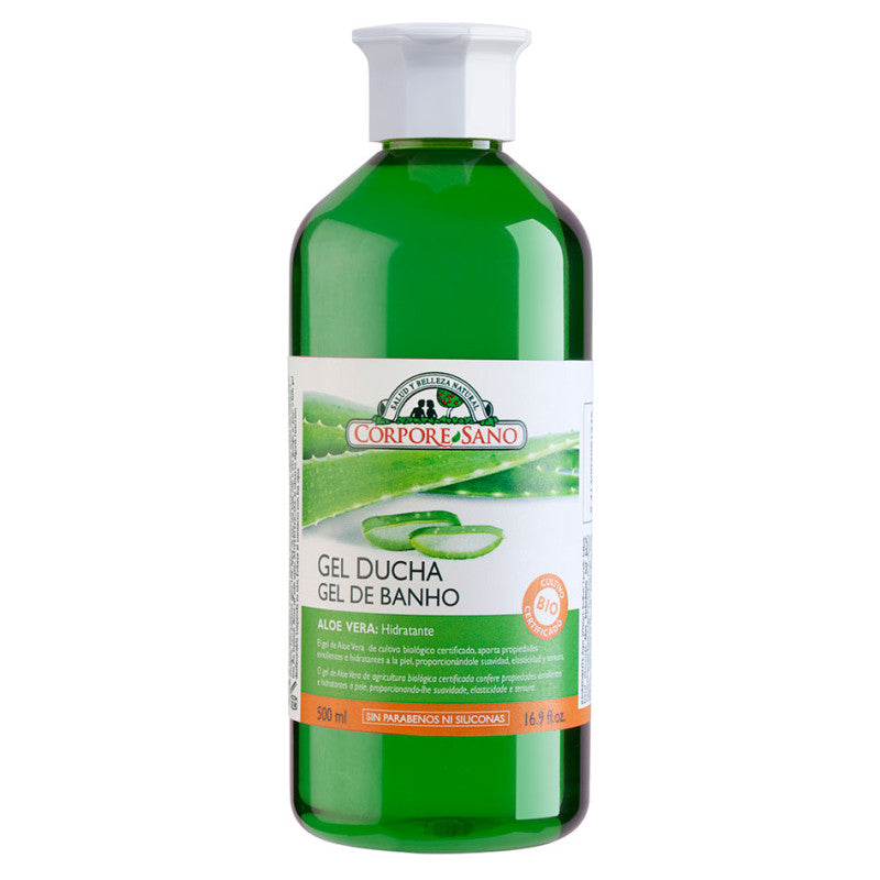Organic Shower Gel Aloe Vera Moist 500ML – Lets Organic