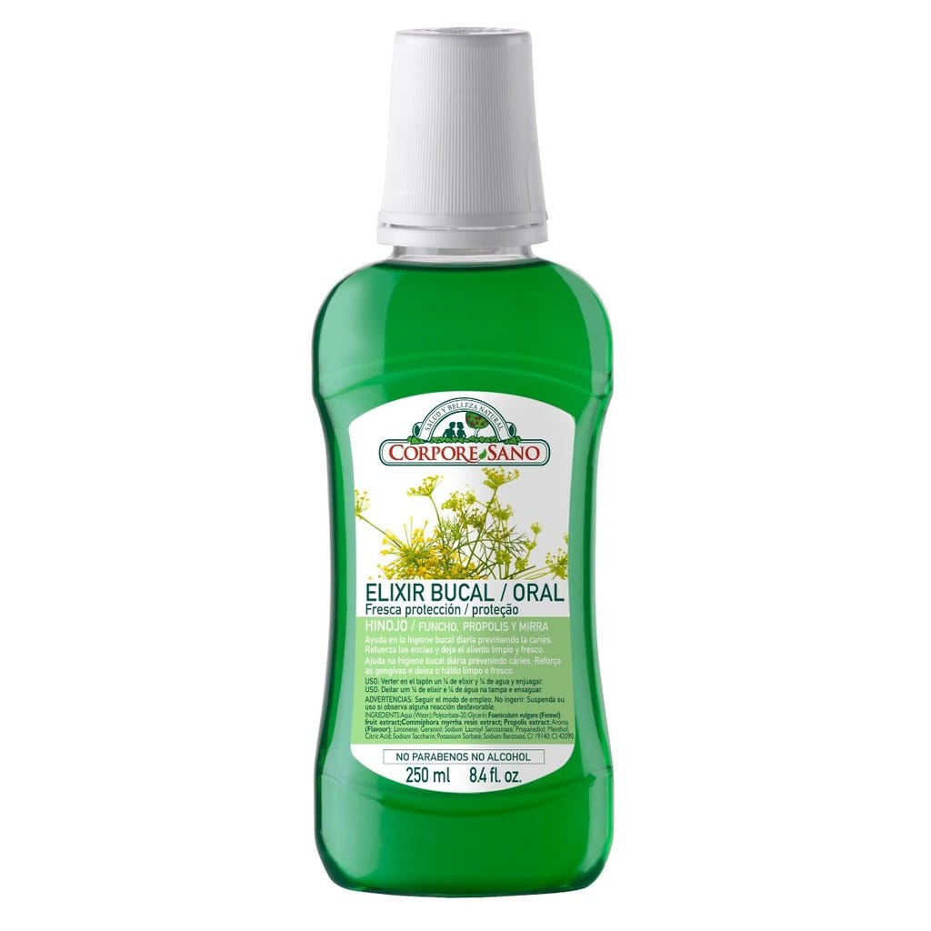 Elixir Bucal de Mirra y Própolis 250ml Corpore Sano | Herbolario Navarro