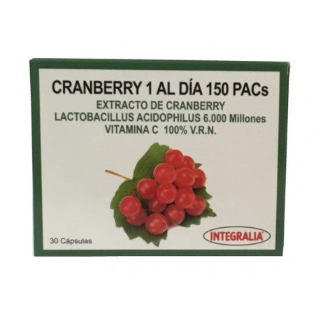 Cranberry 1 al Día 150 PACs 30 Cápsulas