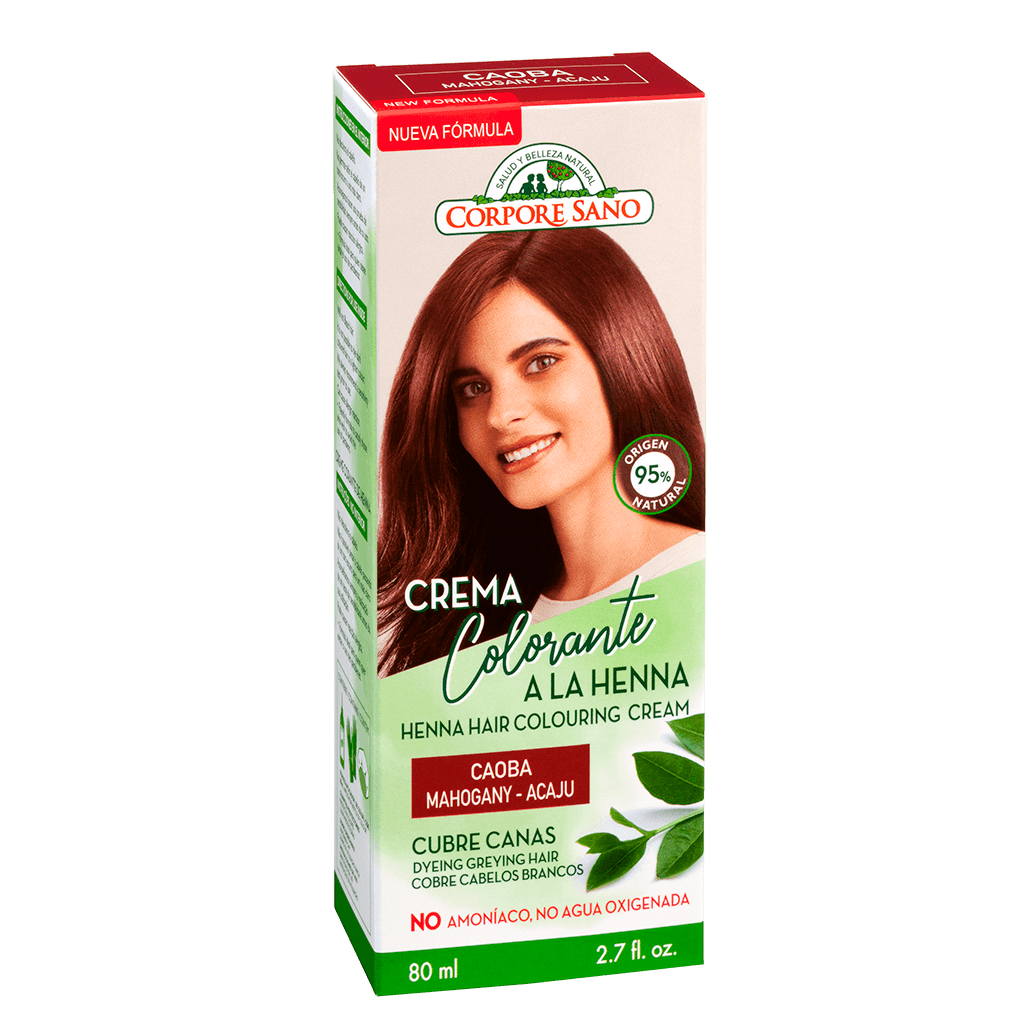 Crema color cubre canas caoba Corpore Sano - Distribuciones Ballester